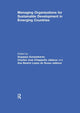Book cover of: Managing Organizations for Sustainable Development in Emerging Countries. By: Angappa Gunasekaran