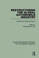 Book cover of: Restructuring the Global Automobile Industry. By: Christopher M. Law