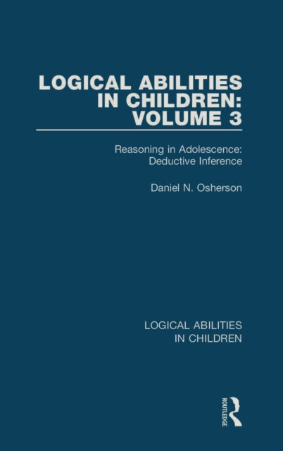 Book cover of: Logical Abilities in Children: Volume 3. By: Daniel N. Osherson