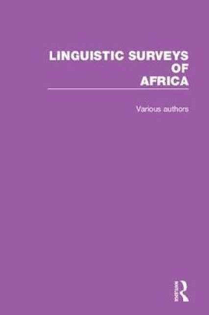 Book cover of: Linguistic Surveys of Africa