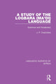 Book cover of: Study of the Logbara (Ma'di) Language. By: J. P. Crazzolara