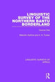 Book cover of: Linguistic Survey of the Northern Bantu Borderland. By: Malcolm Guthrie