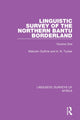 Book cover of: Linguistic Survey of the Northern Bantu Borderland. By: Malcolm Guthrie