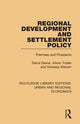 Book cover of: Regional Development and Settlement Policy. By: David Dewar
