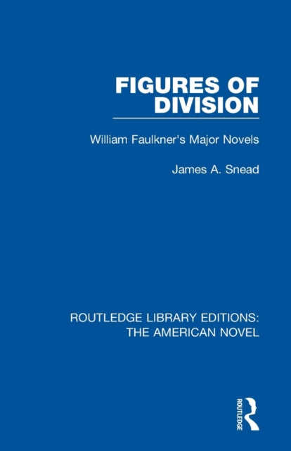 Book cover of: Figures of Division. By: James A. Snead