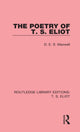 Book cover of: Poetry of T. S. Eliot. By: D. E. S. Maxwell