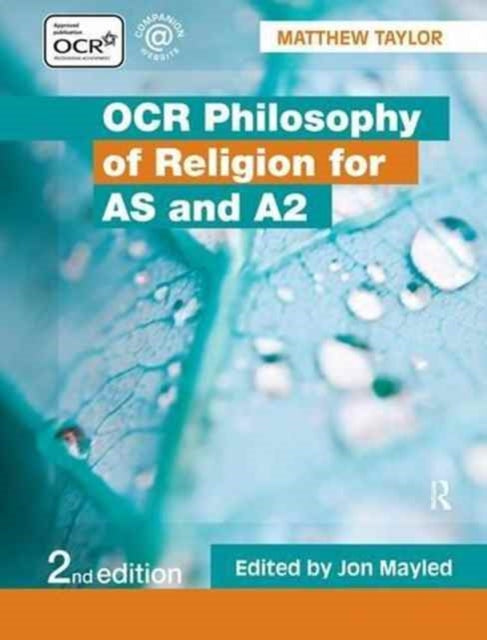 Book cover of: OCR Philosophy of Religion for AS and A2. By: Matthew Taylor