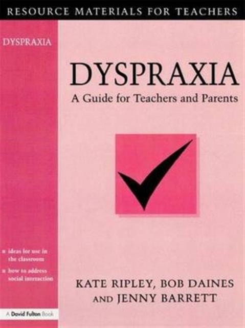 Book cover of: Dyspraxia