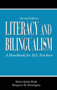 Book cover of: Literacy and Bilingualism. By: Maria Estela Brisk