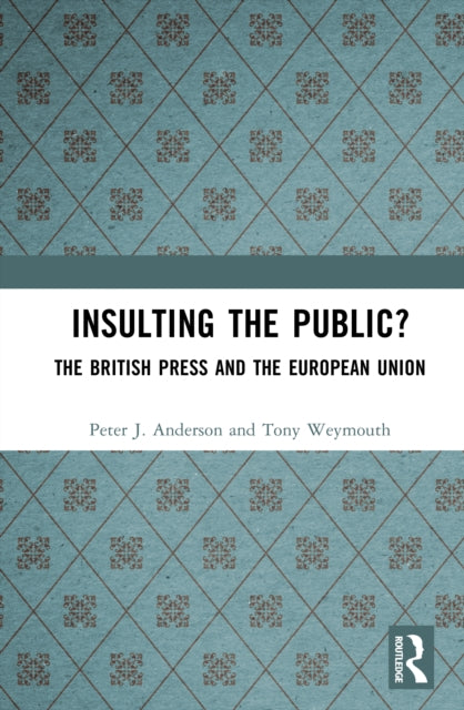 Book cover of: Insulting the Public?. By: Anderson, Peter J.