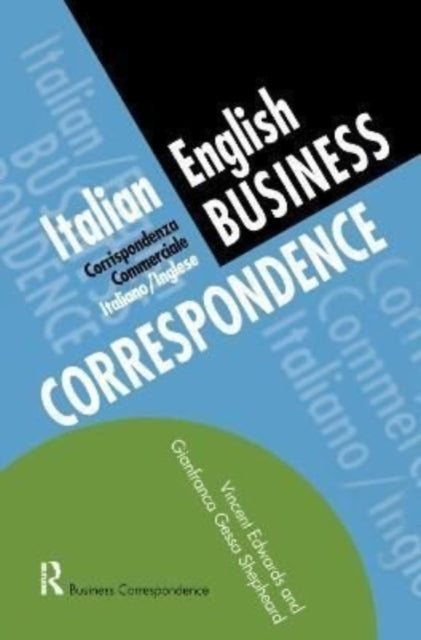 Book cover of: Italian/English Business Correspondence. By: Vincent Edwards