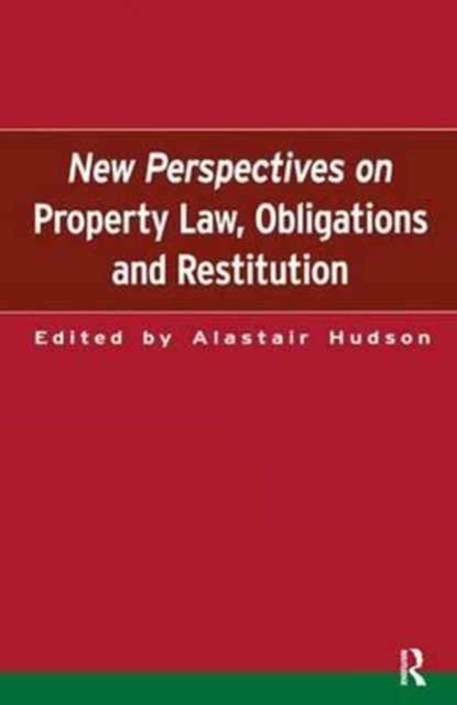 Book cover of: New Perspectives on Property Law. By: Alistair Hudson