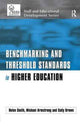 Book cover of: Benchmarking and Threshold Standards in Higher Education. By: Michael Armstrong