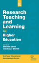 Book cover of: Research, Teaching and Learning in Higher Education. By: Sally Brown