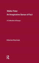 Book cover of: Walter Pater: an Imaginative Sense of Fact. By: Philip Dodd