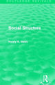 Book cover of: Social Structure. By: Henry A. Mess