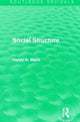 Book cover of: Social Structure. By: Henry A. Mess