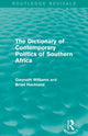 Book cover of: Dictionary of Contemporary Politics of Southern Africa. By: Gwyneth Williams