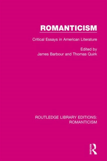 Book cover of: Romanticism. By: James Barbour