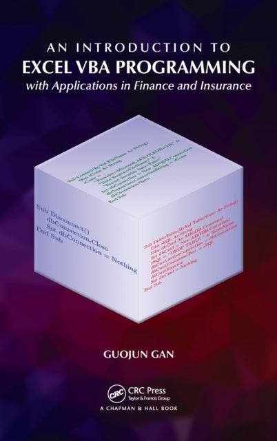 Book cover of: Introduction to Excel VBA Programming. By: Guojun Gan