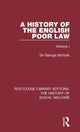 Book cover of: History of the English Poor Law. By: Sir George Nicholls