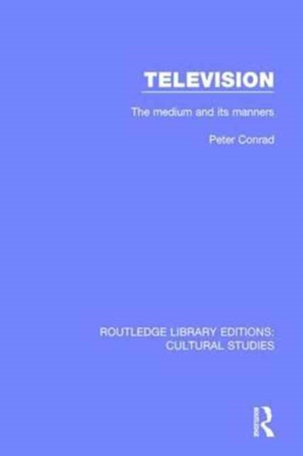 Book cover of: Television. By: Peter Conrad