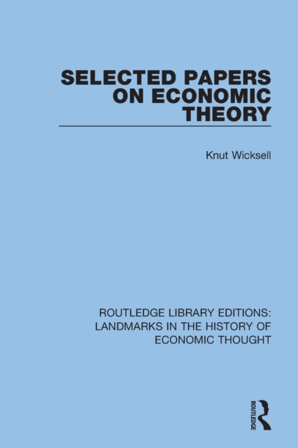 Book cover of: Selected Papers on Economic Theory. By: Knut Wicksell