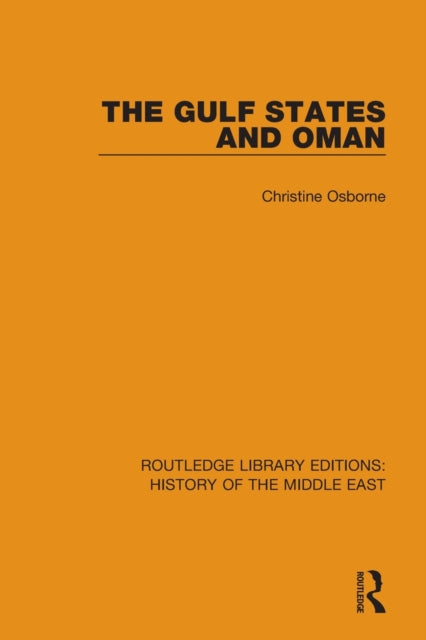 Book cover of: Gulf States and Oman. By: Christine Osborne