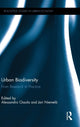 Book cover of: Urban Biodiversity. By: Alessandro Ossola