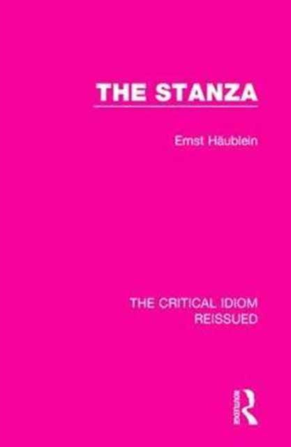 Book cover of: Stanza. By: Ernst Häublein