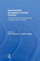 Book cover of: Implementing Occupation-centred Practice. By: Karina Dancza