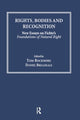 Book cover of: Rights, Bodies and Recognition. By: Tom Rockmore