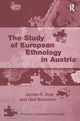Book cover of: Study of European Ethnology in Austria. By: James R. Dow