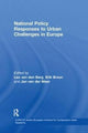 Book cover of: National Policy Responses to Urban Challenges in Europe. By: Leo van den Berg