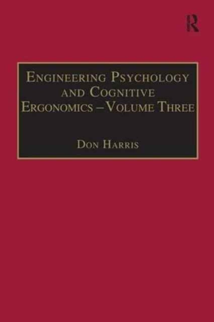 Book cover of: Engineering Psychology and Cognitive Ergonomics. By: Don Harris