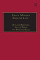 Book cover of: Early Modern English Lives. By: Ronald Bedford