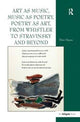 Book cover of: Art as Music, Music as Poetry, Poetry as Art, from Whistler to Stravinsky and Beyond. By: Peter Dayan
