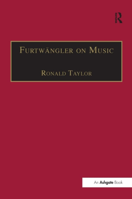 Book cover of: Furtwangler on Music. By: Ronald Taylor
