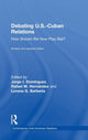 Book cover of: Debating U.S.-Cuban Relations. By: Jorge I. Dominguez