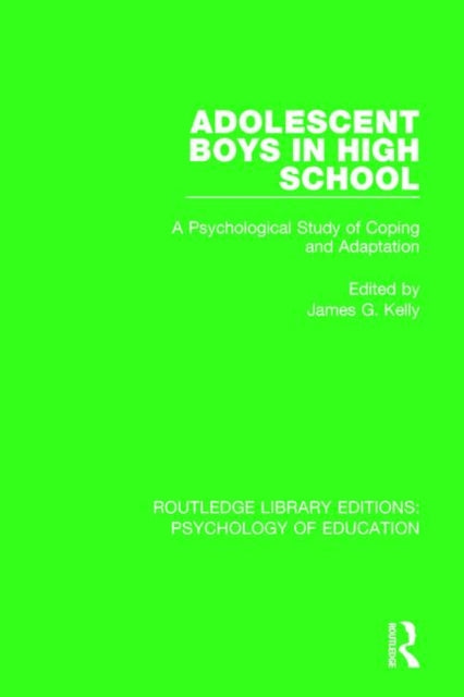 Book cover of: Adolescent Boys in High School