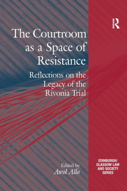 Book cover of: Courtroom as a Space of Resistance. By: Awol Allo