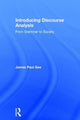 Book cover of: Introducing Discourse Analysis. By: James Paul Gee