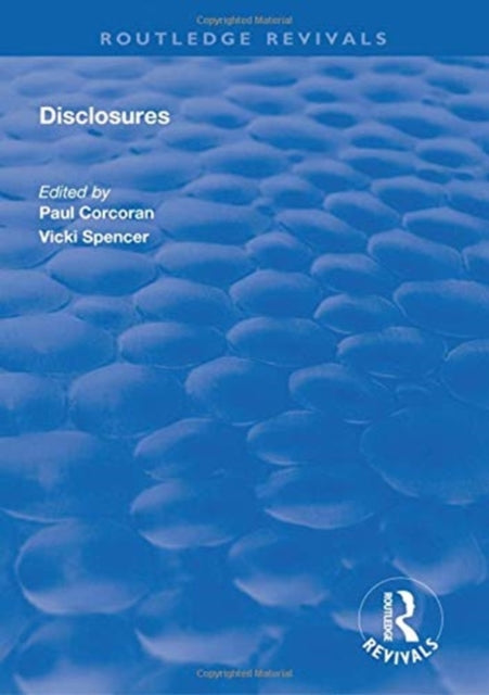 Book cover of: Disclosures. By: Paul Corcoran