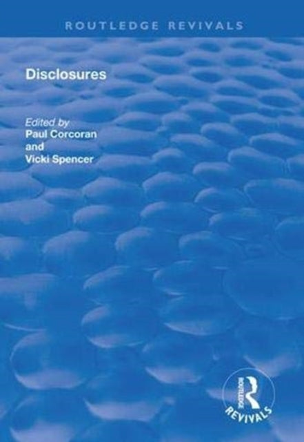 Book cover of: Disclosures. By: Paul E. Corcoran