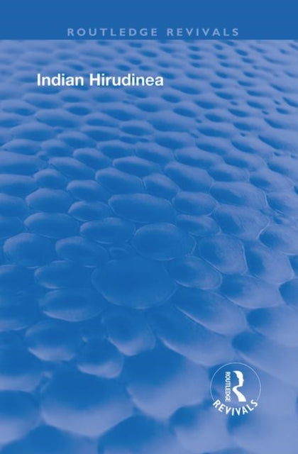 Book cover of: Indian Hirudinea