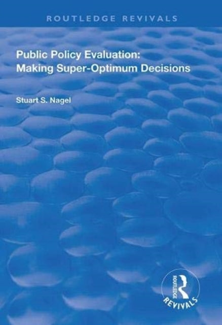 Book cover of: Public Policy Evaluation