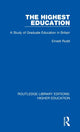 Book cover of: Highest Education. By: Ernest Rudd