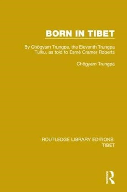 Book cover of: Born in Tibet. By: Chögyam Trungpa