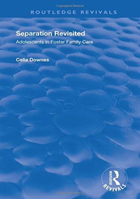 Book cover of: Separation Revisited. By: Celia Downes