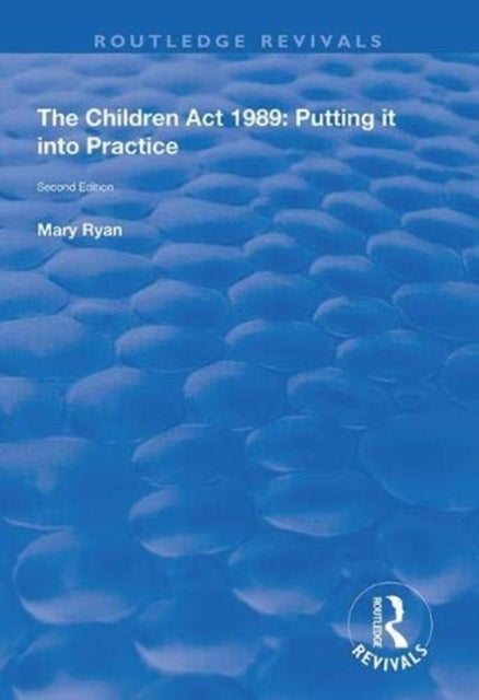 Book cover of: Children Act 1989. By: Mary Ryan